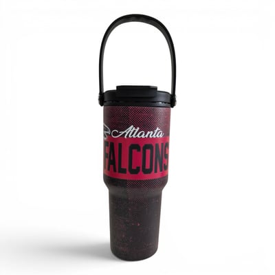 Atlanta Falcons Pegasus 24oz. Speckled Gradient Stainless Steel Dual Top Water Bottle