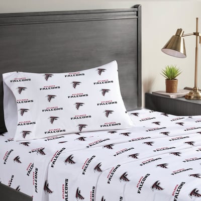 Atlanta Falcons Pegasus Three-Piece Twin Sheet Set
