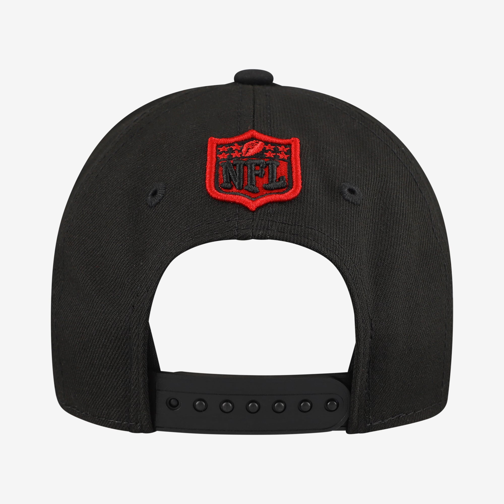 Casquette ajustable New Era 9FORTY M-Crown A-Frame noire à motif Atlanta Falcons pour enfants d'âge préscolaire