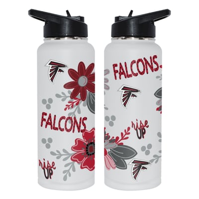 Atlanta Falcons The Memory Company 34oz. Flowers Stainless Steel Quencher Bottle