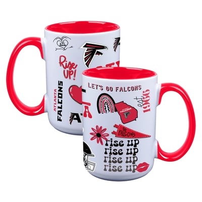 Atlanta Falcons The Memory Company Two-Piece 15oz. Loco Coffee Mug Set
