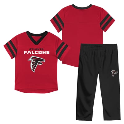 Atlanta Falcons Outerstuff Toddler Red Zone Jersey Top & Pants Set - Red/Black