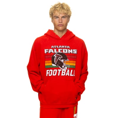 Atlanta Falcons Aviator Nation Unisex Relaxed Tri-Blend Hoodie - Red