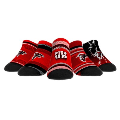  Atlanta Falcons Rock Em Unisex Super Fan Five-Pack Low-Cut Socks Set - 