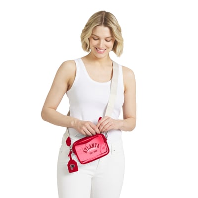 WEAR by Erin Andrews Atlanta Falcons Sheer Color Crossbody Bag
