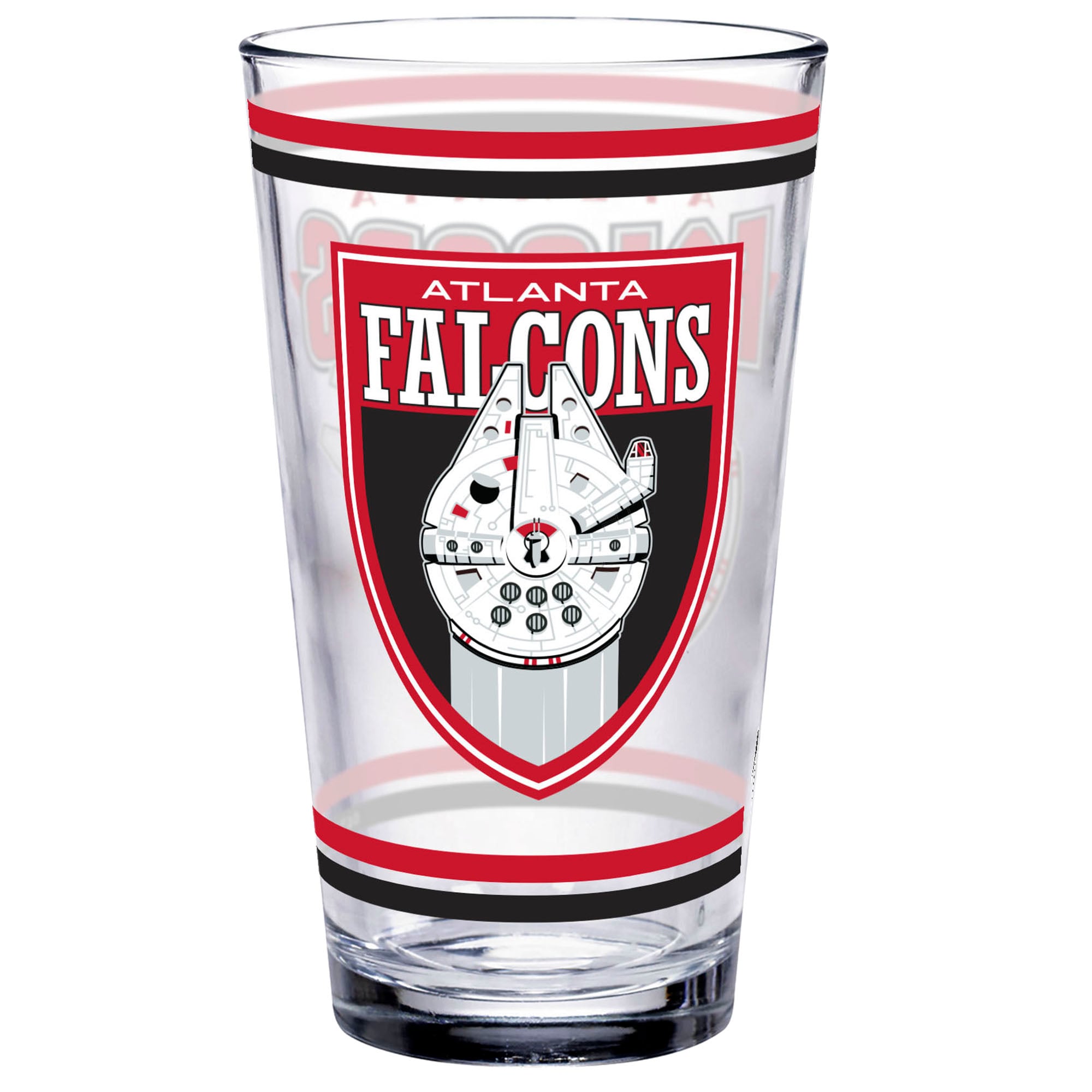 WinCraft Atlanta Falcons Disney x NFL Millennium Falcon 16oz. Verre à pinte