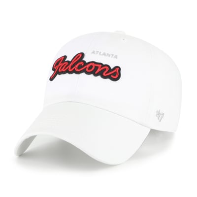  Atlanta Falcons '47 Women's Trendy Script Clean Up Adjustable Hat - White