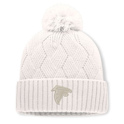  Atlanta Falcons Fanatics Women's Shift Cuffed Knit Hat with Pom - Cream