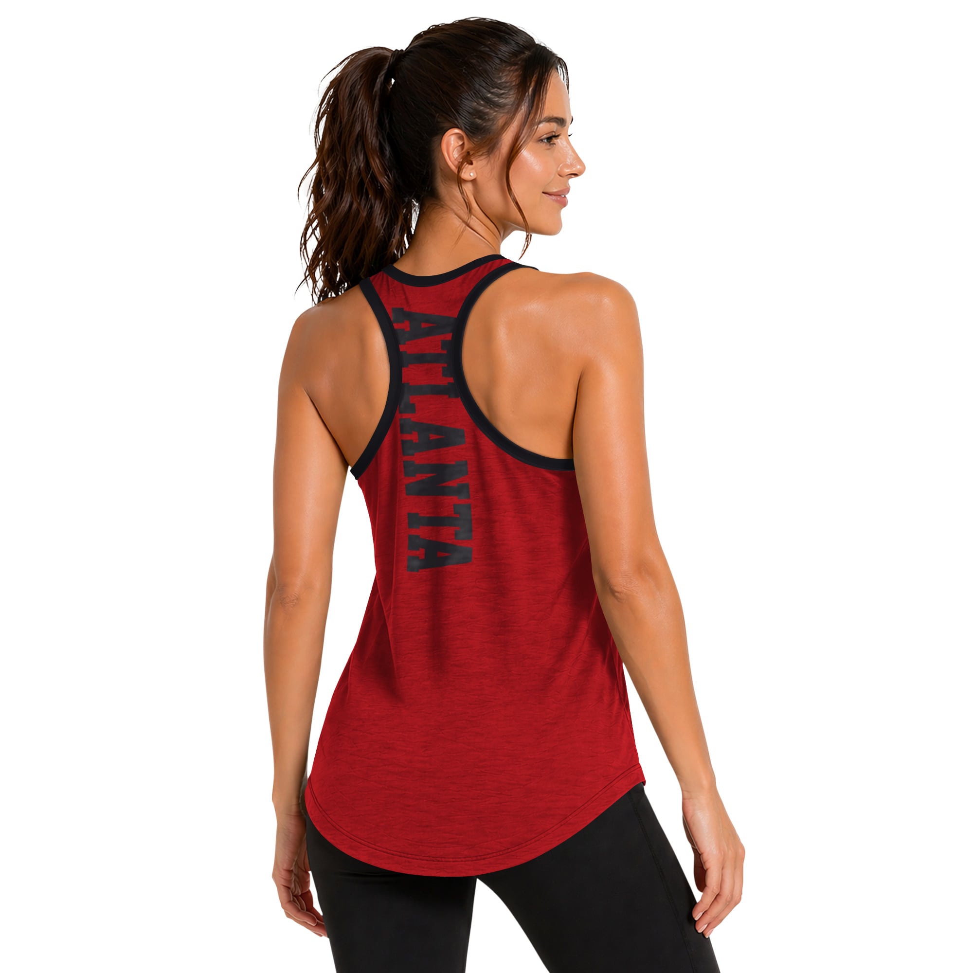 Women's G-III 4Her by Carl Banks Red Atlanta Falcons Tater II Racerback Tank Top