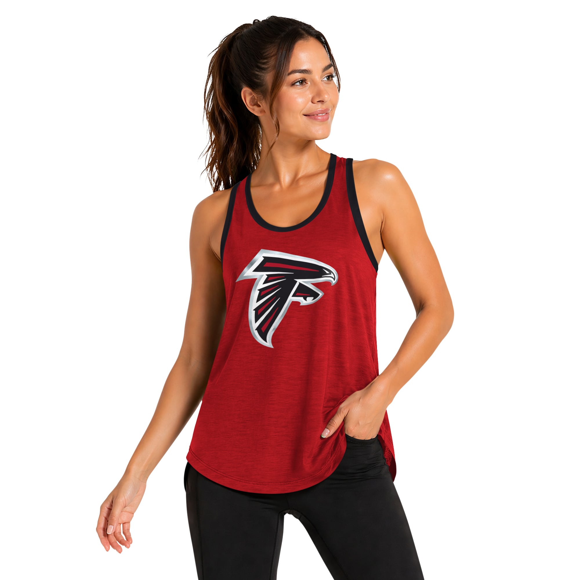 Débardeur dos nageur Tater II rouge Atlanta Falcons G-III 4Her par Carl Banks pour femme
