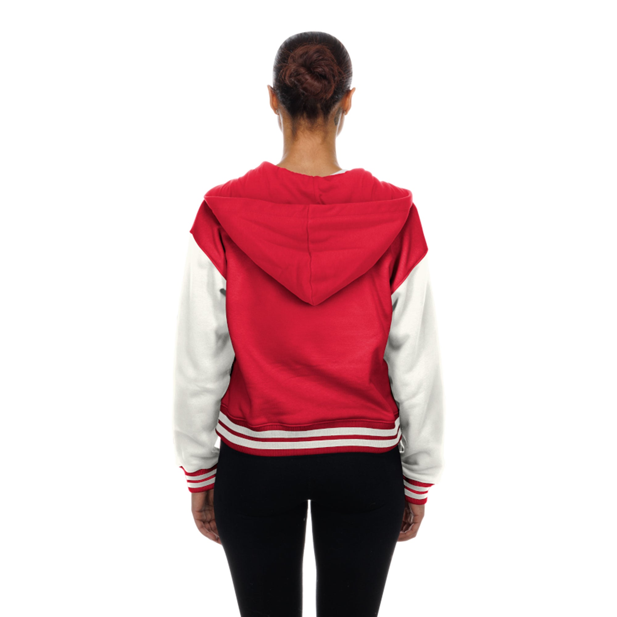 Women's New Era Atlanta Falcons Red Throwback Full-Snap Hooded Jacket