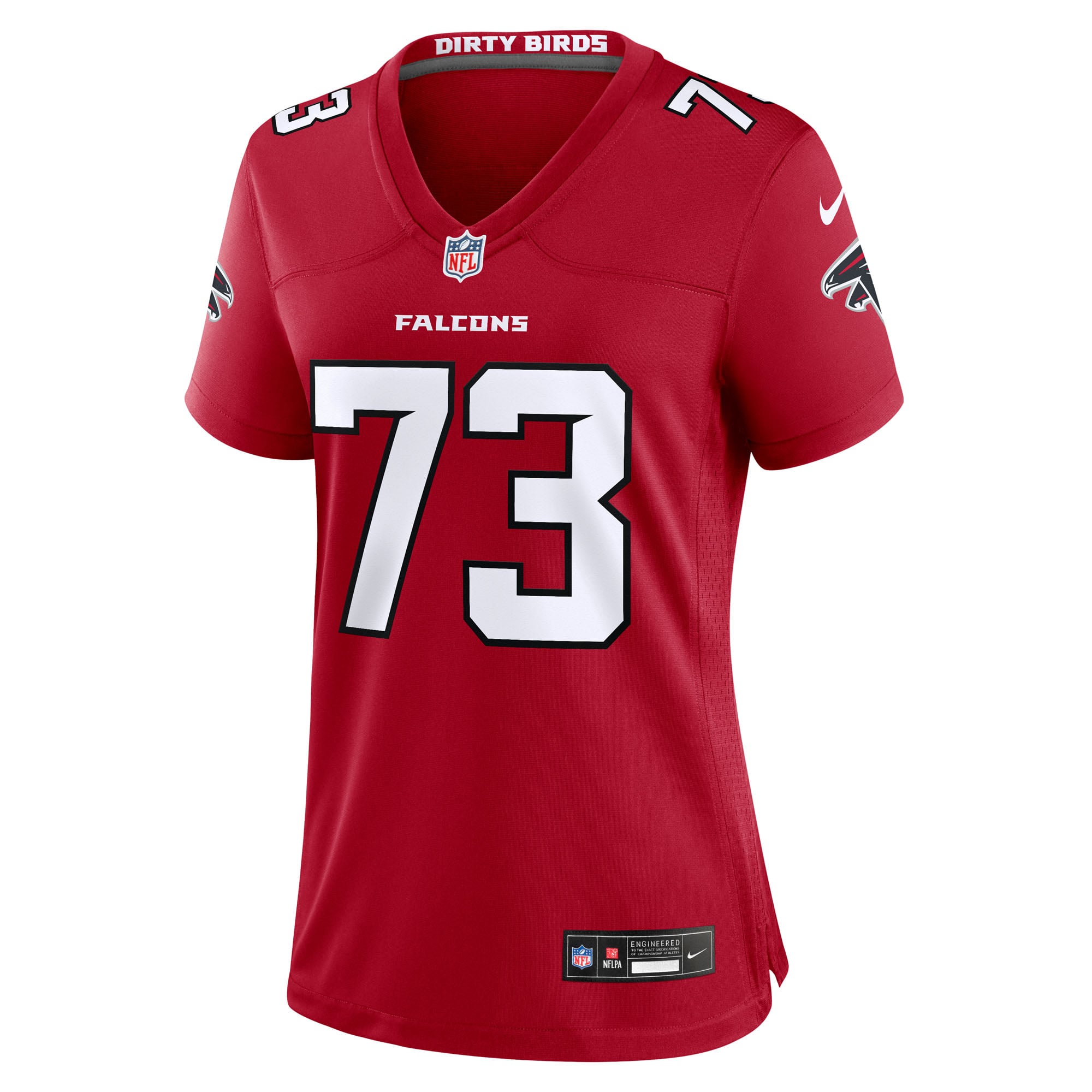 Maillot de match Nike Cameron Williams rouge des Falcons d'Atlanta pour femmes