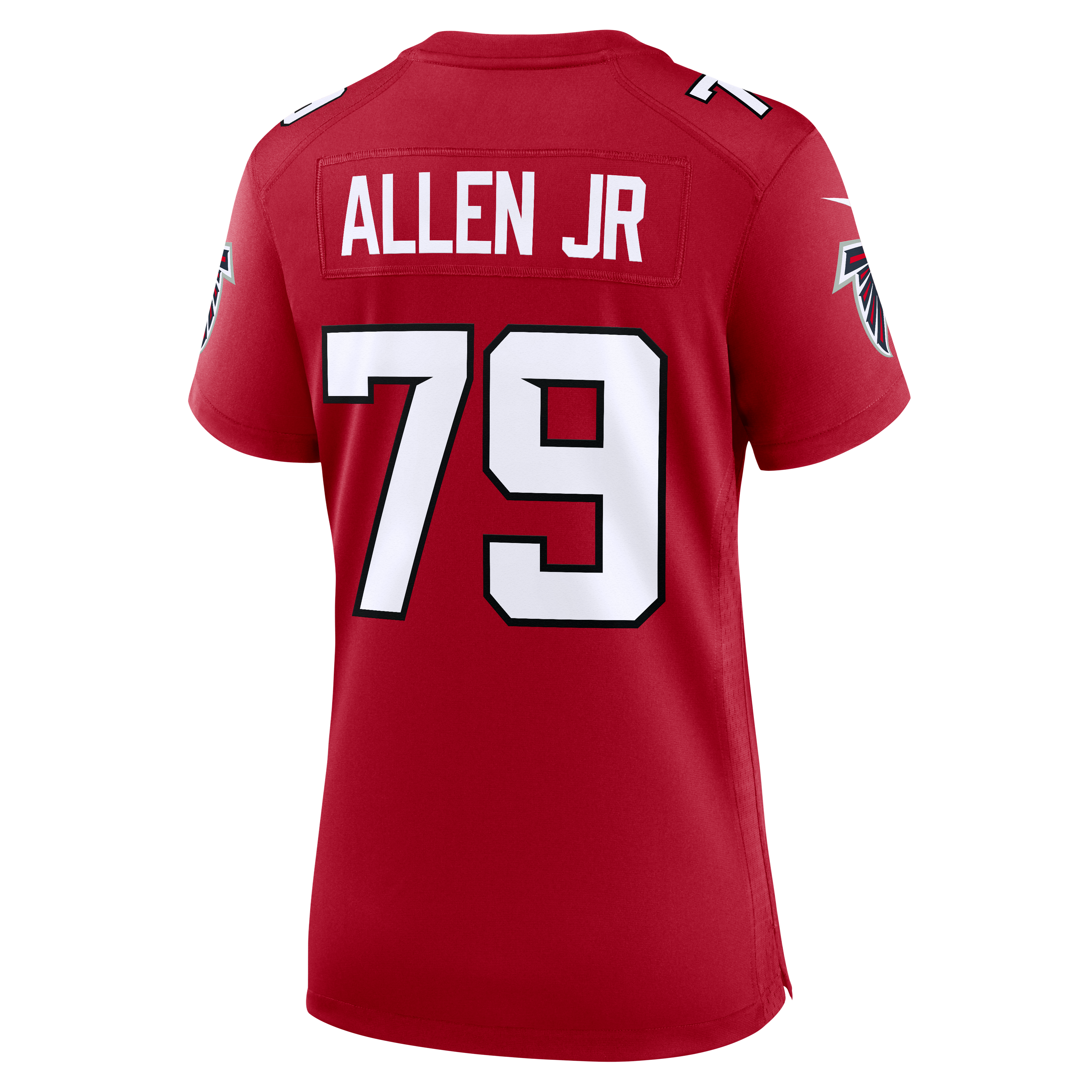 Women's Nike Carlos Allen Jr. Red Atlanta Falcons Team Game Jersey