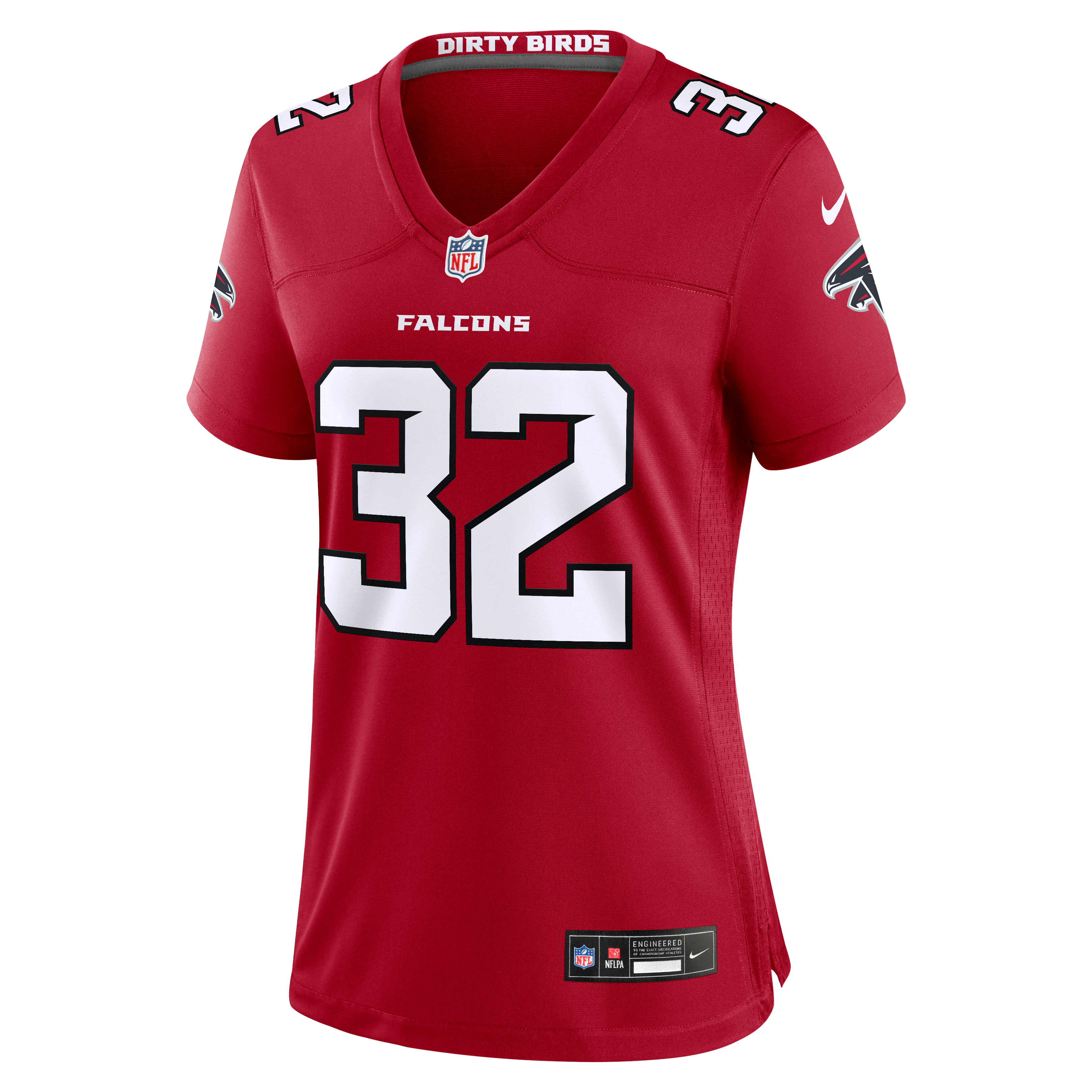 Women's Nike Cash Jones Red Atlanta Falcons Team Game Jersey