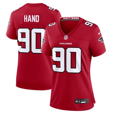 Da'Shawn Hand Atlanta Falcons Nike Women's Team Game Jersey - Red