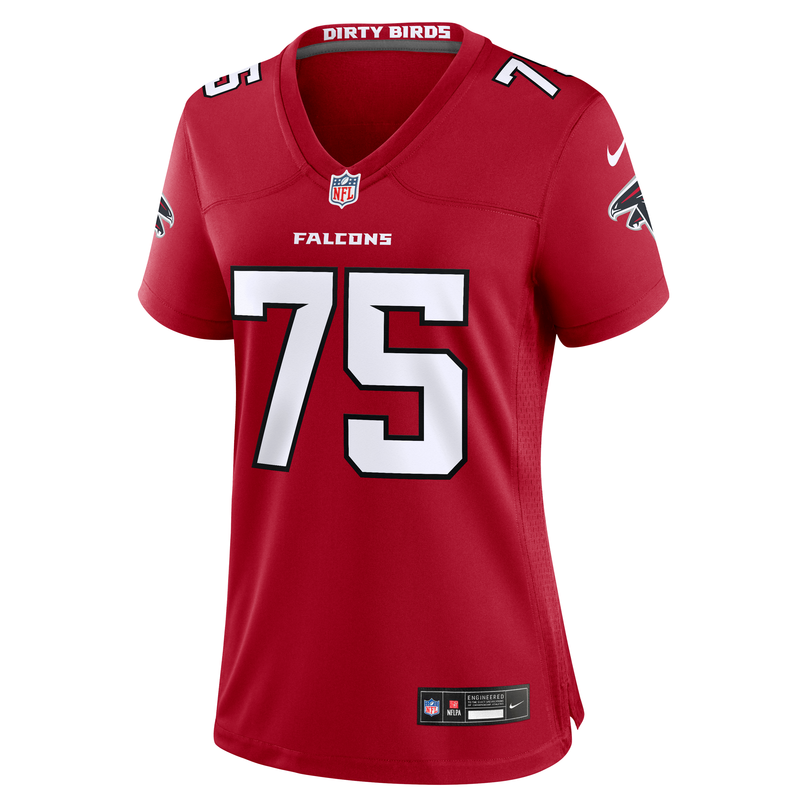 Women's Nike Ethan Onianwa Red Atlanta Falcons Team Game Jersey