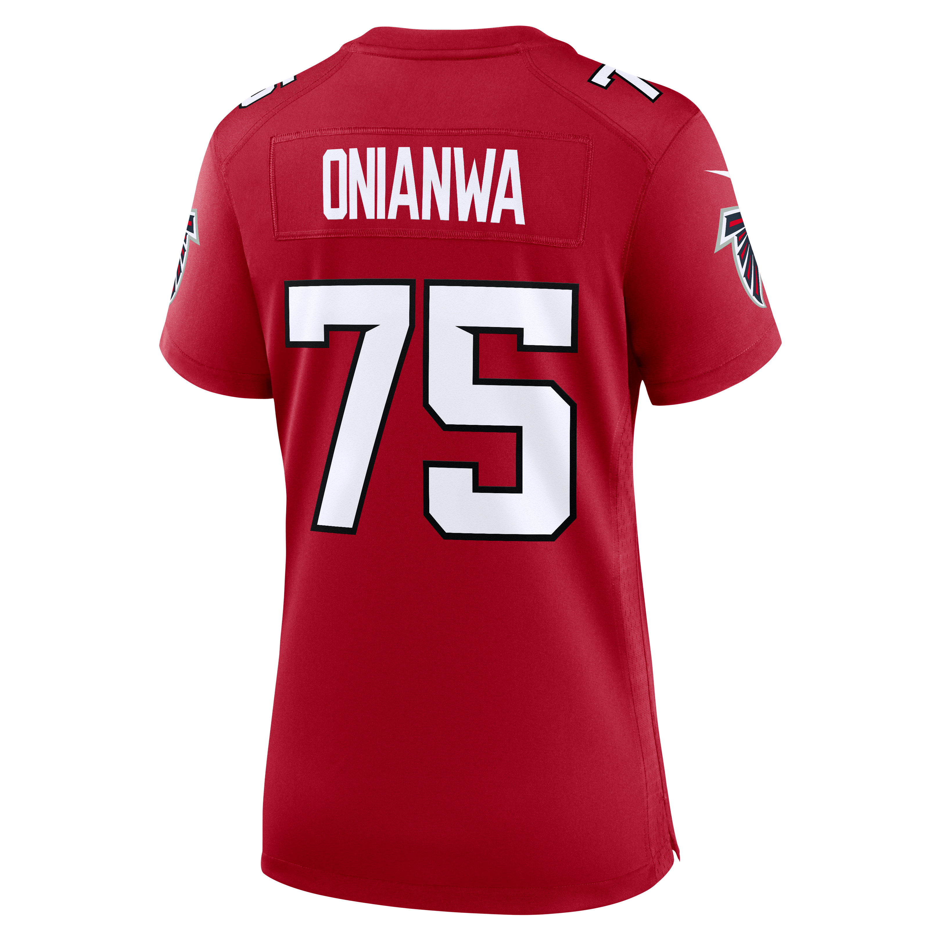 Women's Nike Ethan Onianwa Red Atlanta Falcons Team Game Jersey