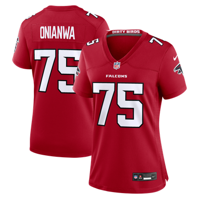 Ethan Onianwa Atlanta Falcons Nike Women's Team Game Jersey - Red