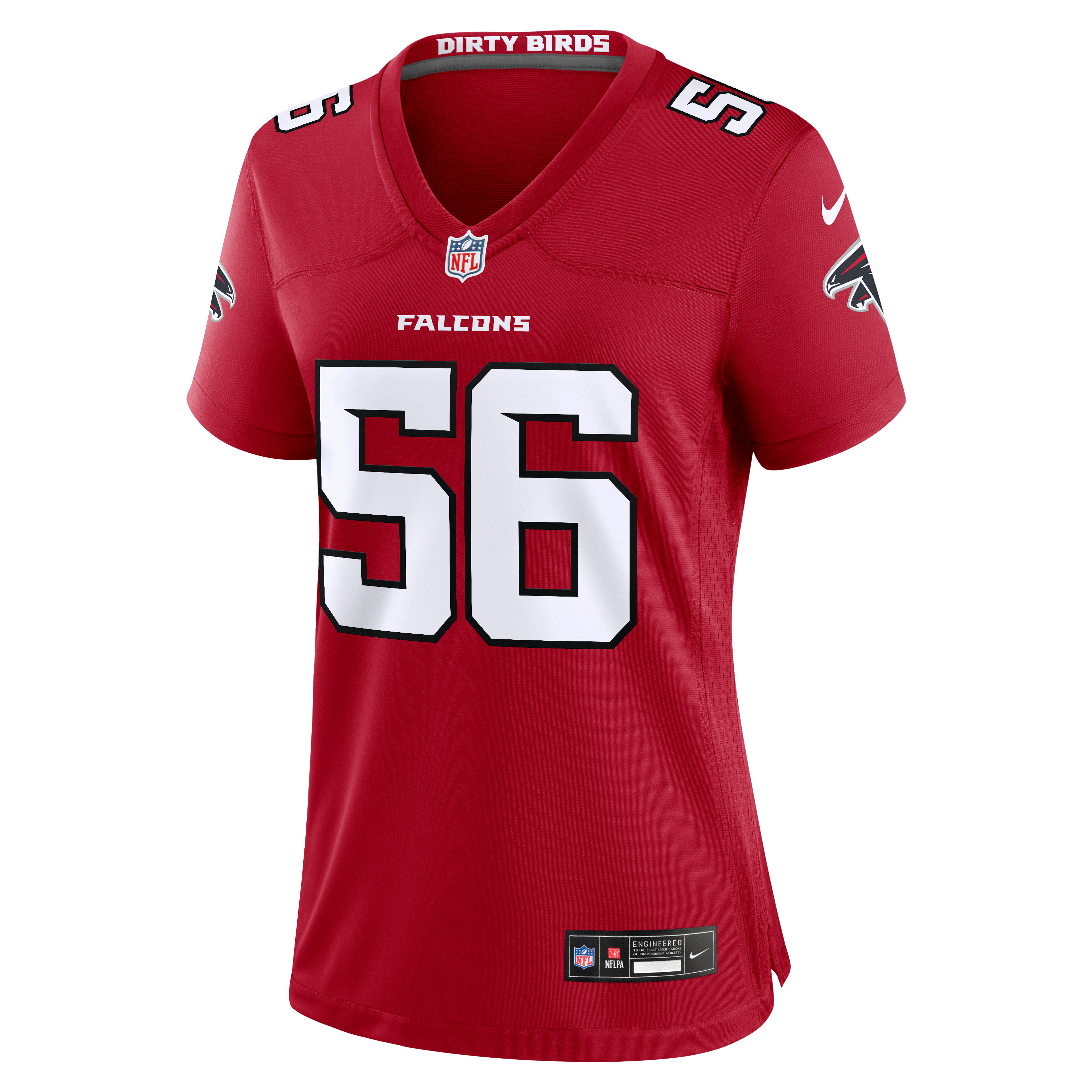 Women's Nike Harold Perkins Jr Red Atlanta Falcons Team Game Jersey