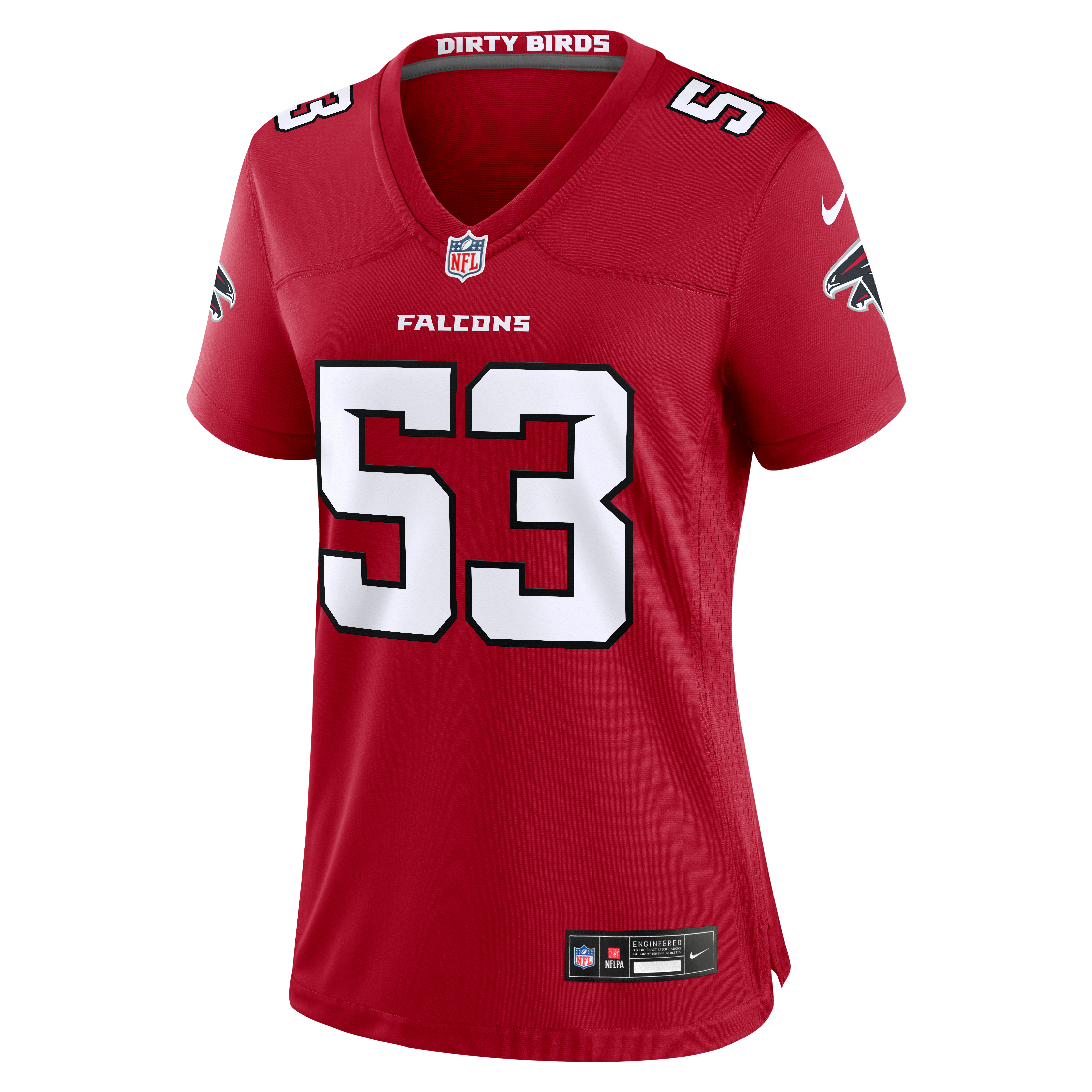 Women's Nike Kendal Daniels Red Atlanta Falcons Team Game Jersey