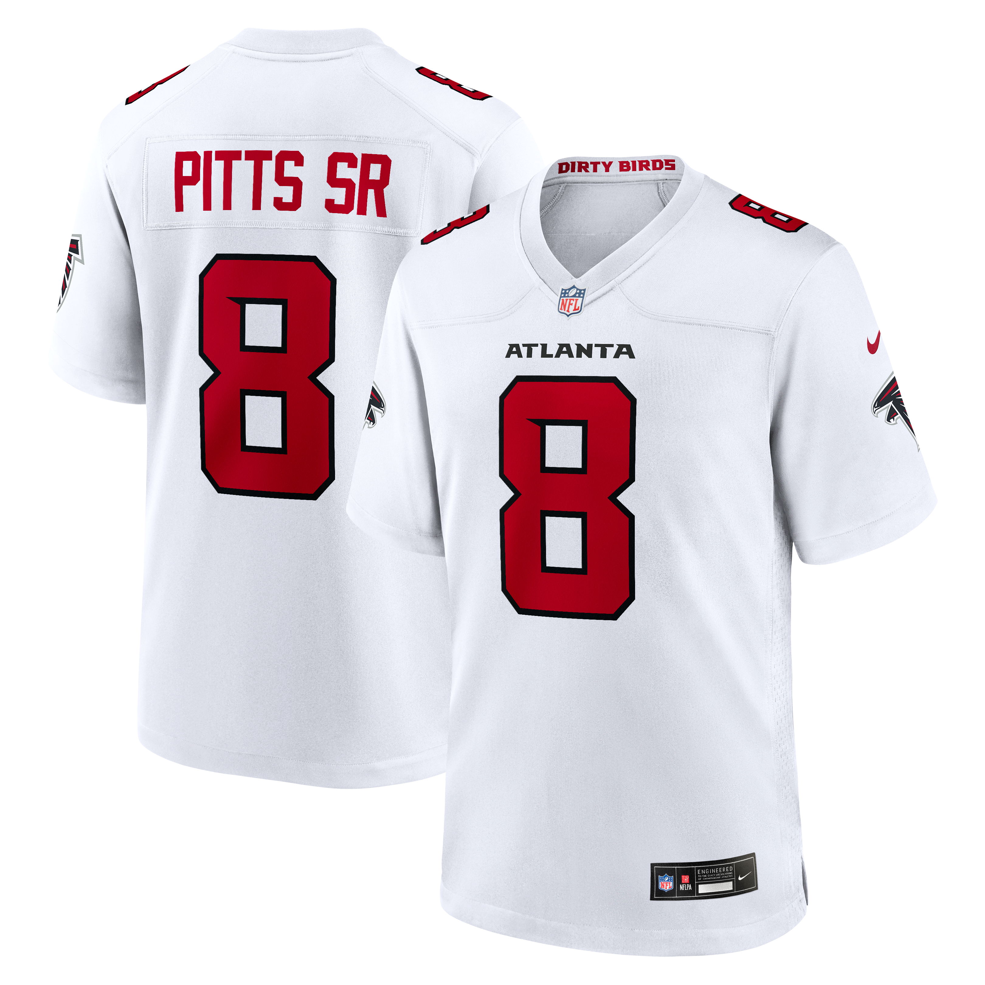 Women's Nike Kyle Pitts Sr. White Atlanta Falcons Game Jersey