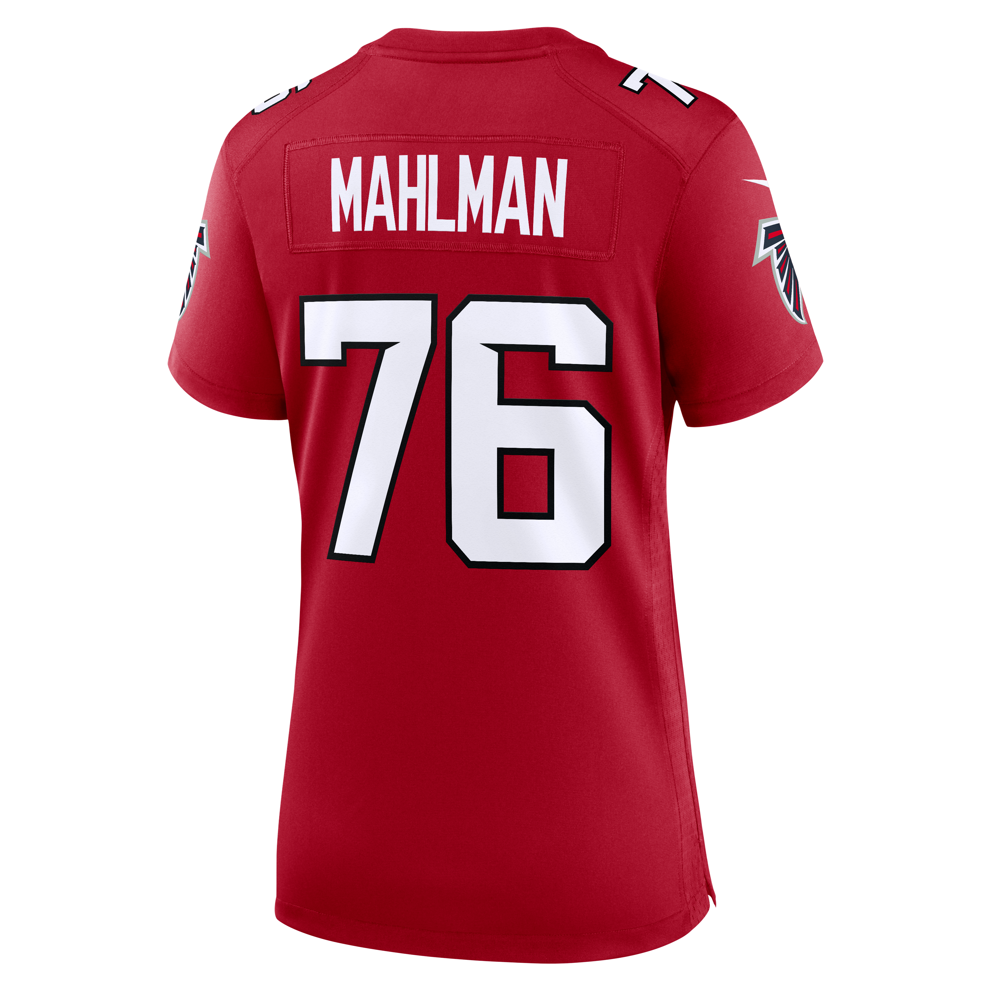Women's Nike Riley Mahlman Red Atlanta Falcons Team Game Jersey