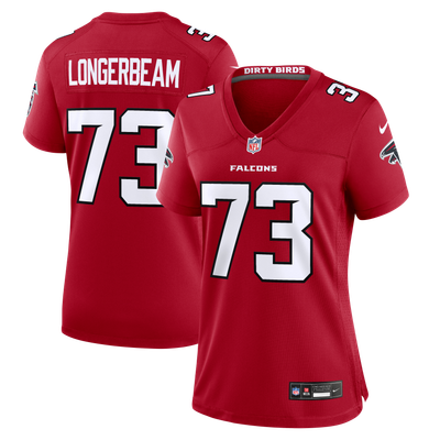 Robert Longerbeam Atlanta Falcons Nike Women's Team Game Jersey - Red