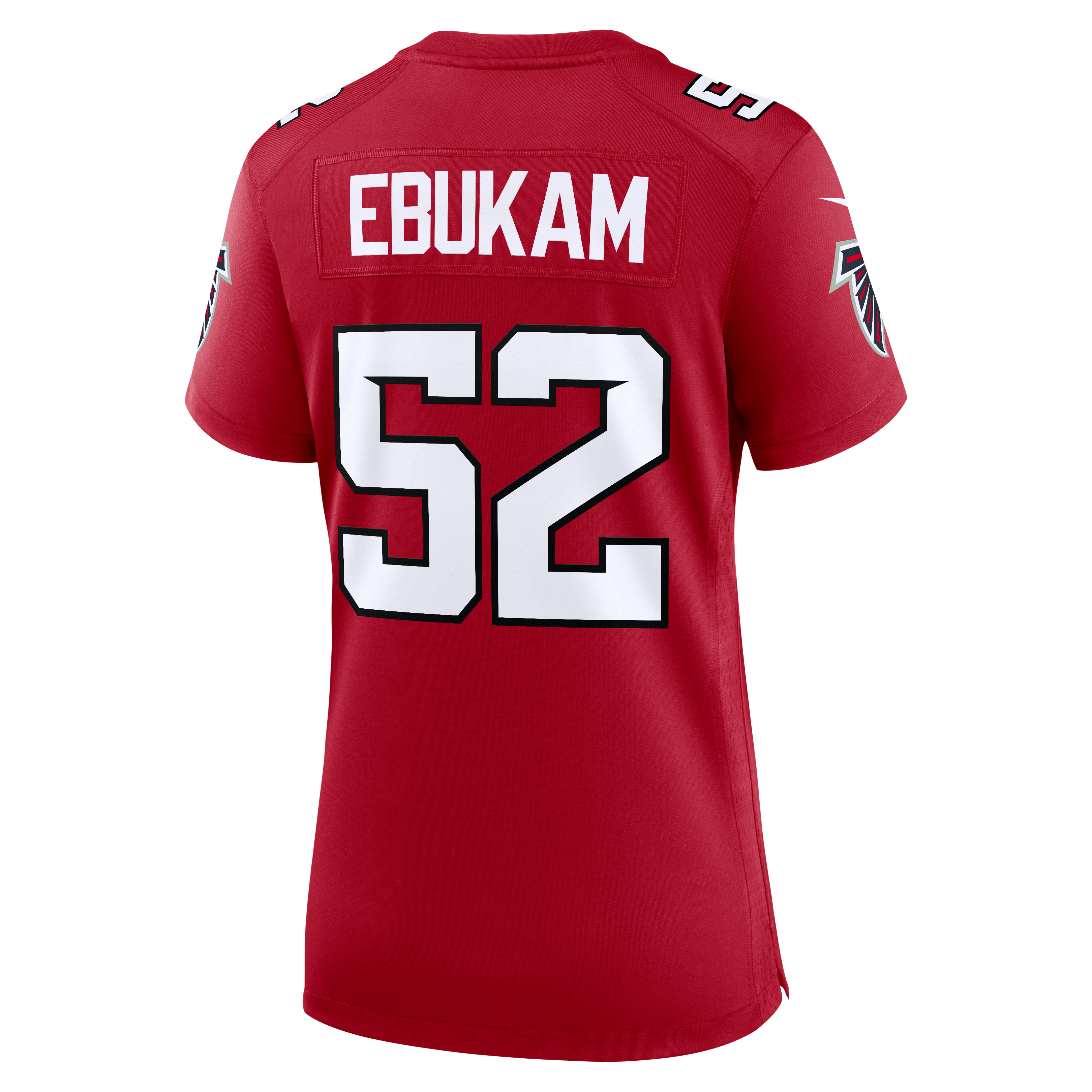 Women's Nike Samson Ebukam Red Atlanta Falcons Team Game Jersey