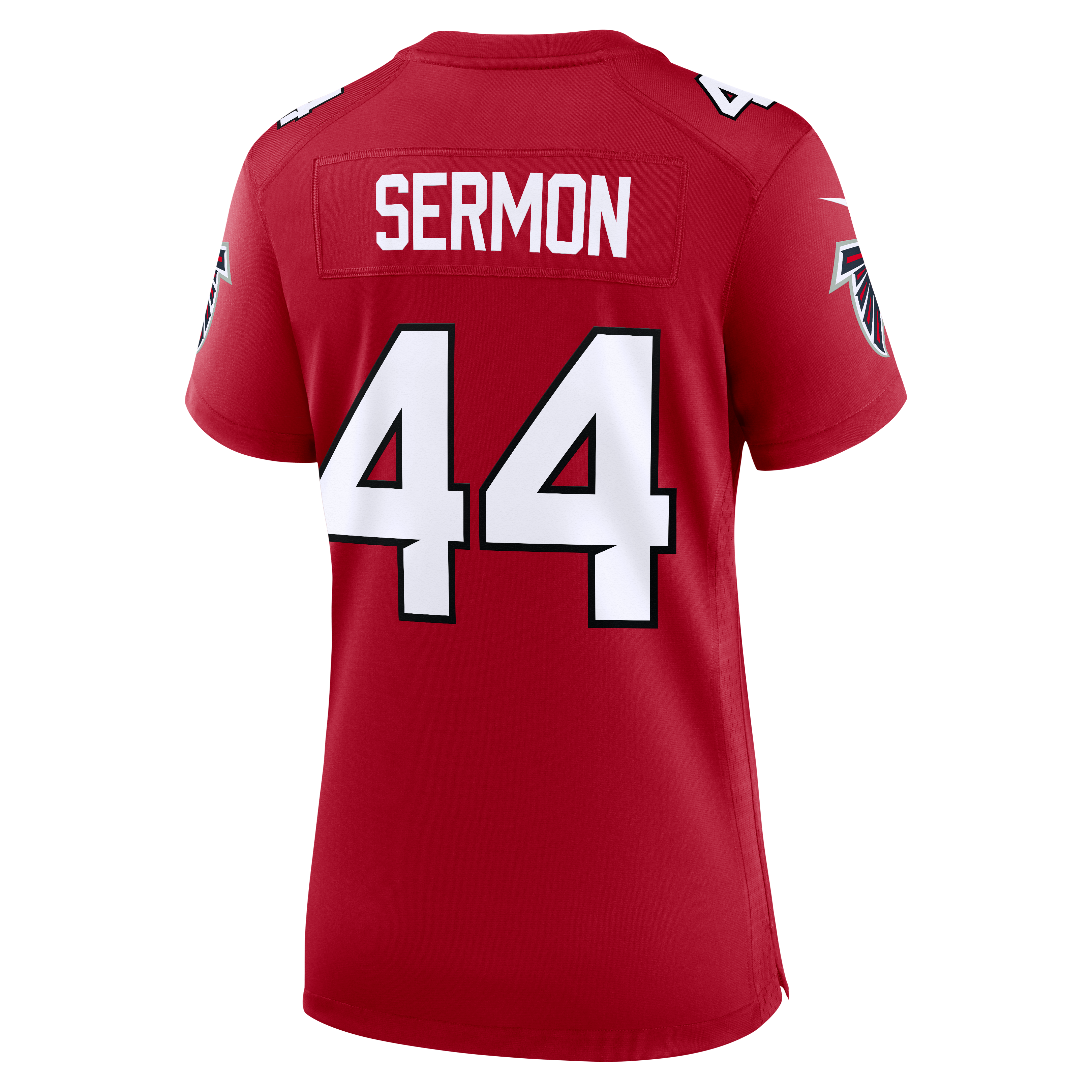 Women's Nike Trey Sermon Red Atlanta Falcons Team Game Jersey