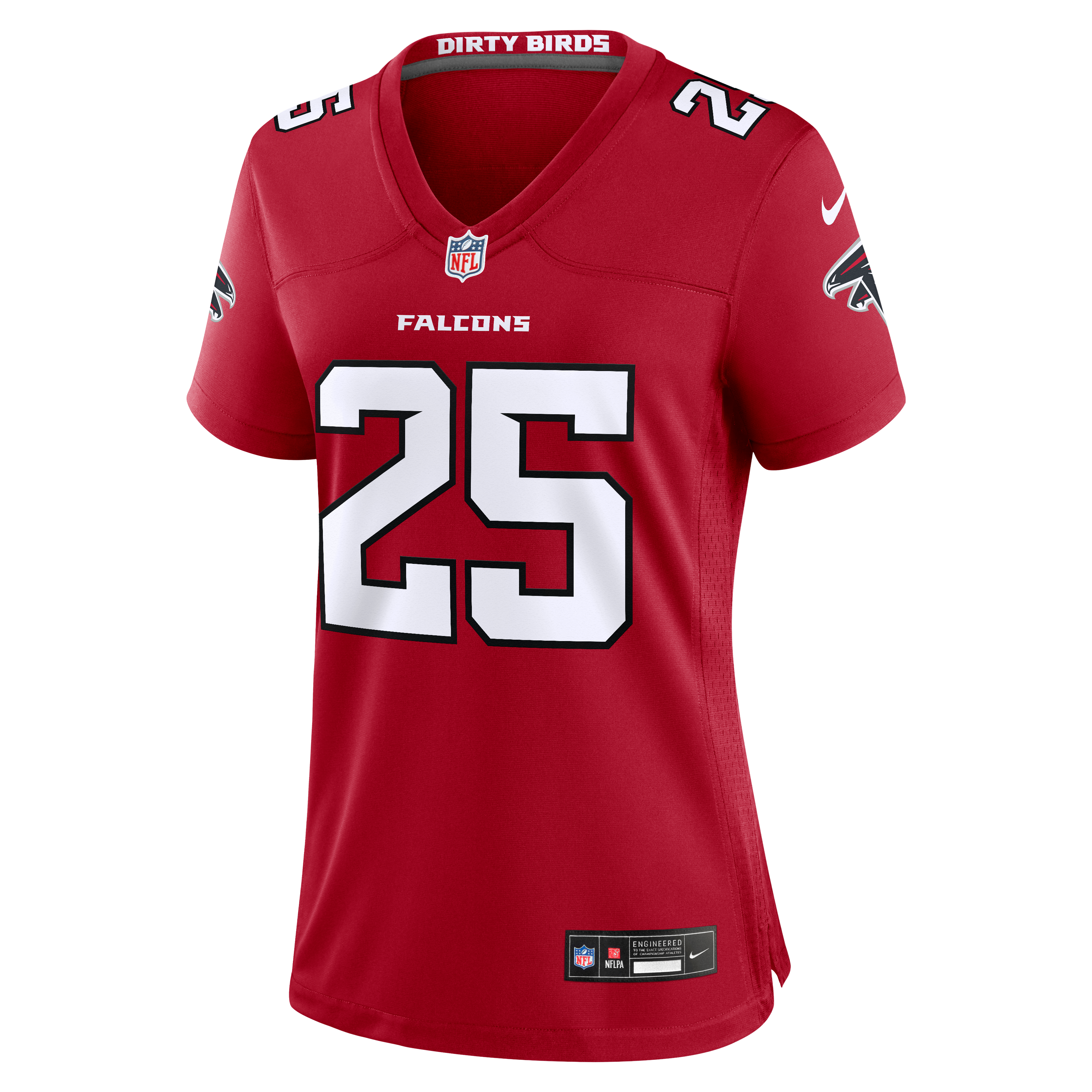 Maillot de match Nike Tyler Goodson rouge des Falcons d'Atlanta pour femmes