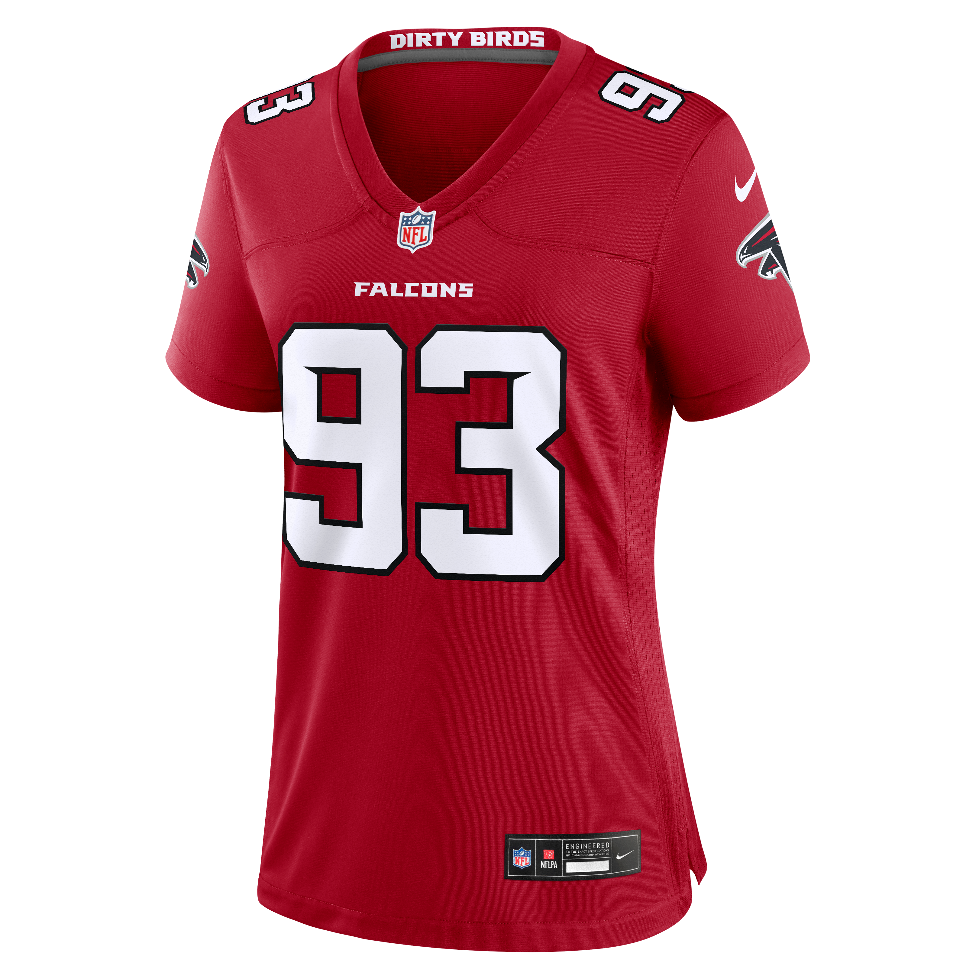 Women's Nike Zacch Pickens Red Atlanta Falcons Team Game Jersey