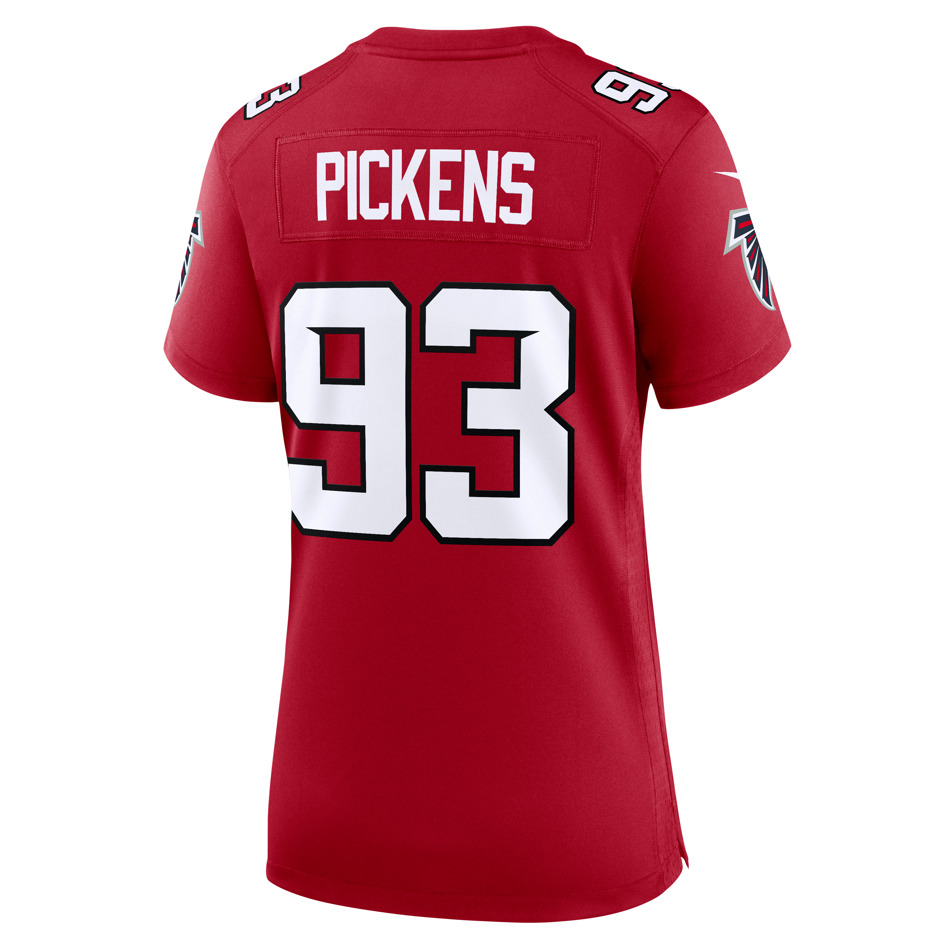 Women's Nike Zacch Pickens Red Atlanta Falcons Team Game Jersey