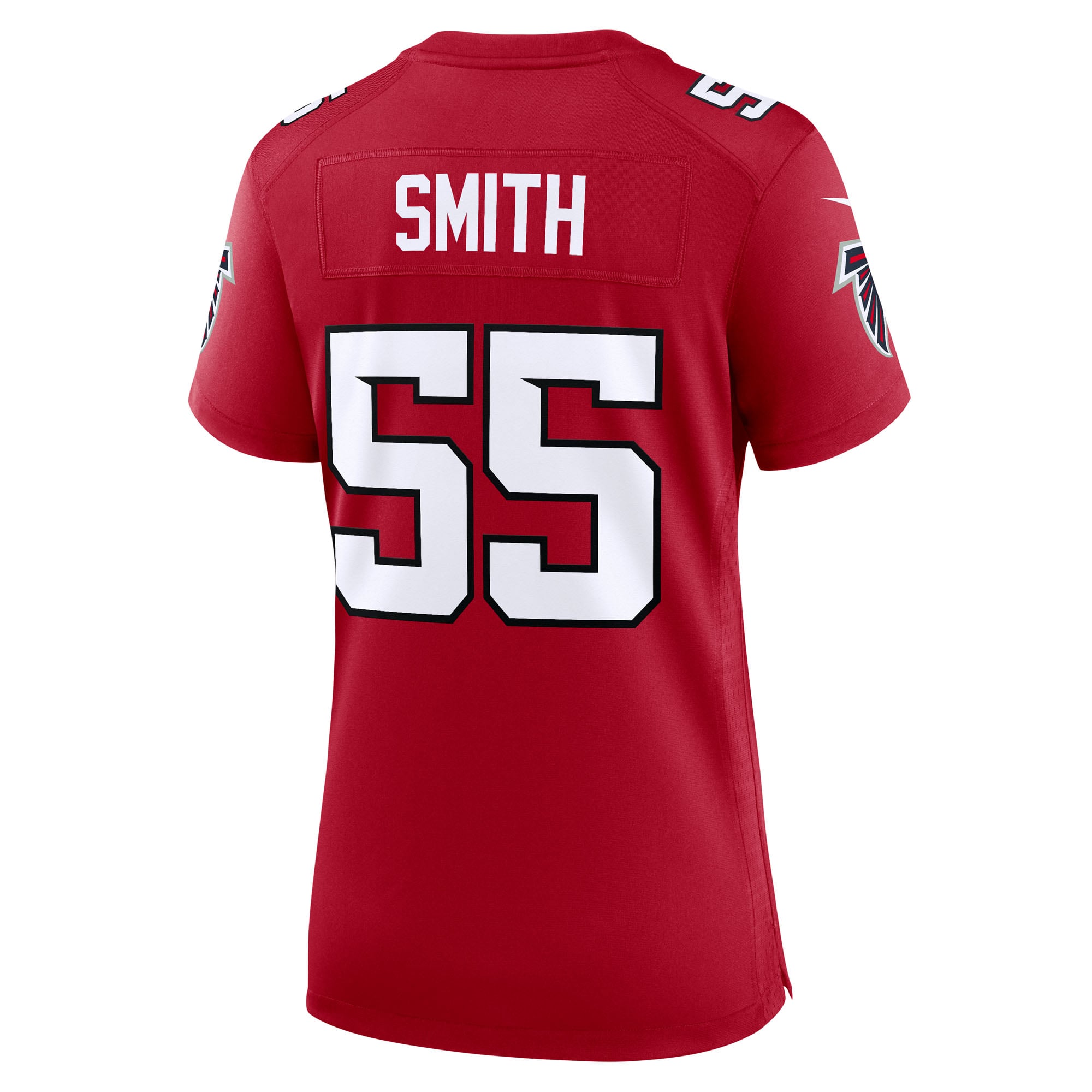 Maillot de match Nike Za'Darius Smith rouge des Falcons d'Atlanta pour femmes