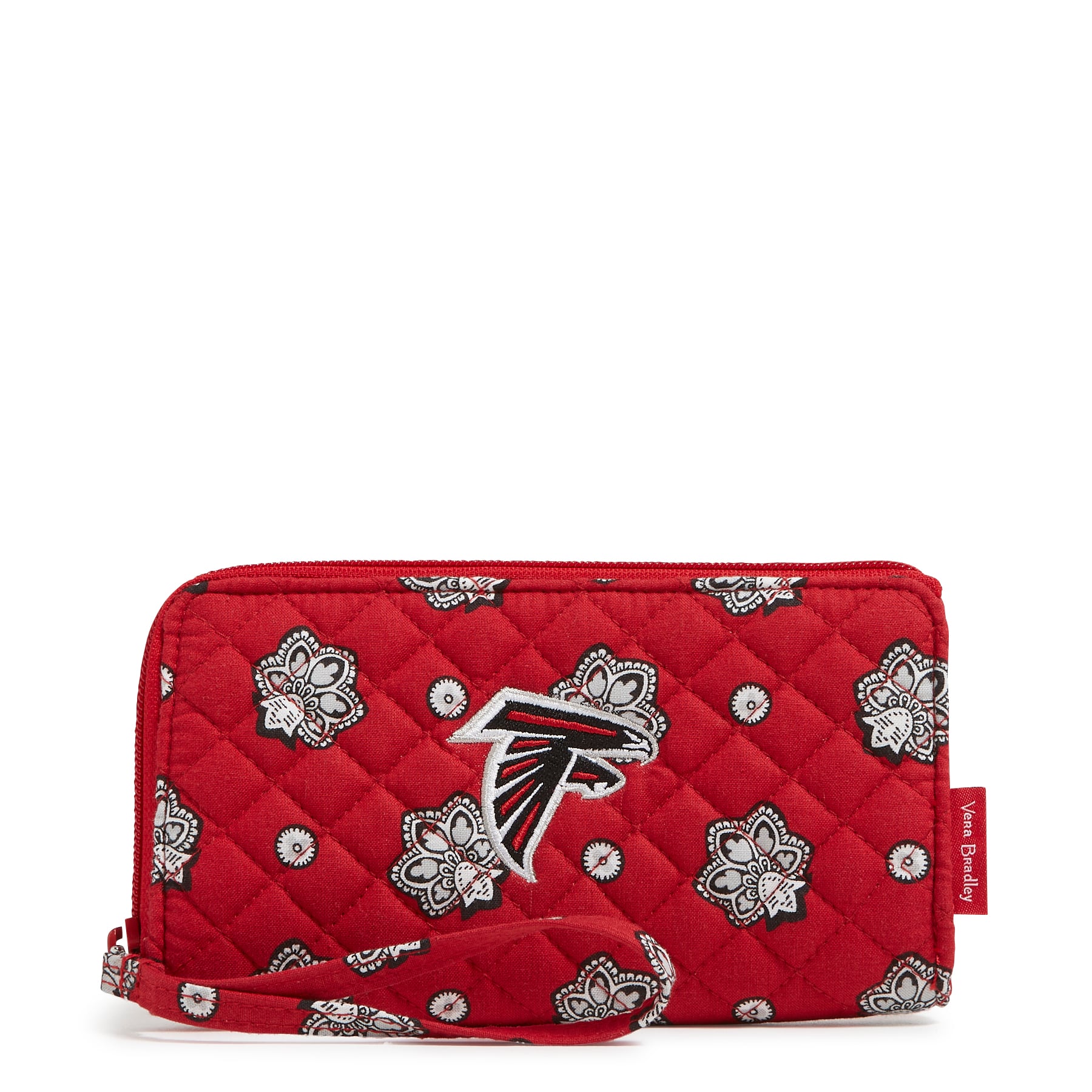 Women's Vera Bradley Atlanta Falcons RFID Front-Zip Wristlet