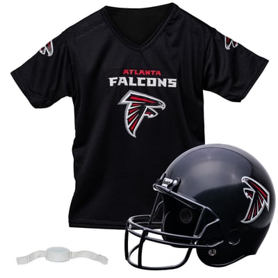 Atlanta Falcons Franklin Sports Youth NFL Deluxe Helmet & Jersey Set - Black
