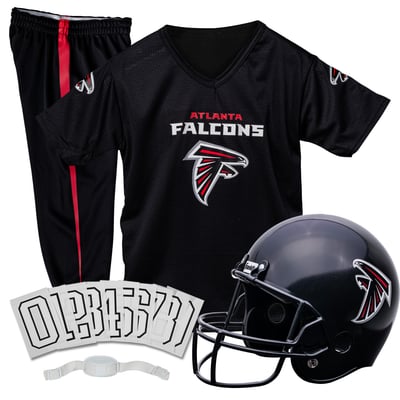 Atlanta Falcons Franklin Sports Youth NFL Deluxe Uniform Set - Black
