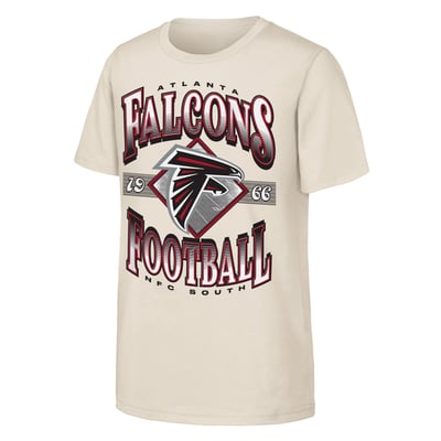  Atlanta Falcons Outerstuff Youth NFL Of Days Past T-Shirt - Natural