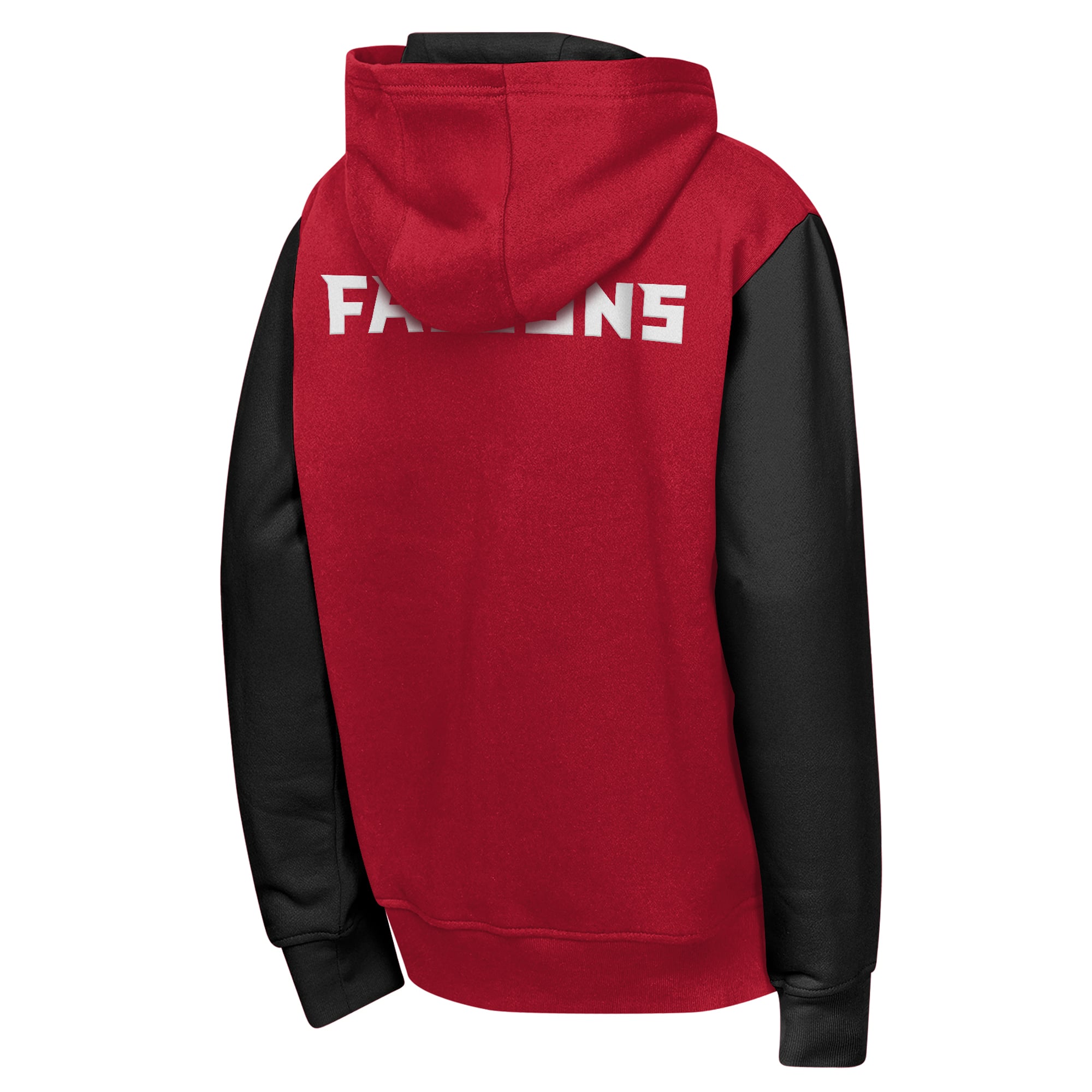 Sweat à capuche zippé rouge Youth Outerstuff Atlanta Falcons Stadium Colorblock