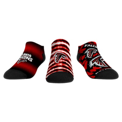  Atlanta Falcons Rock Em Youth Make Some Noise Three-Pack Low-Cut Socks Set - Red
