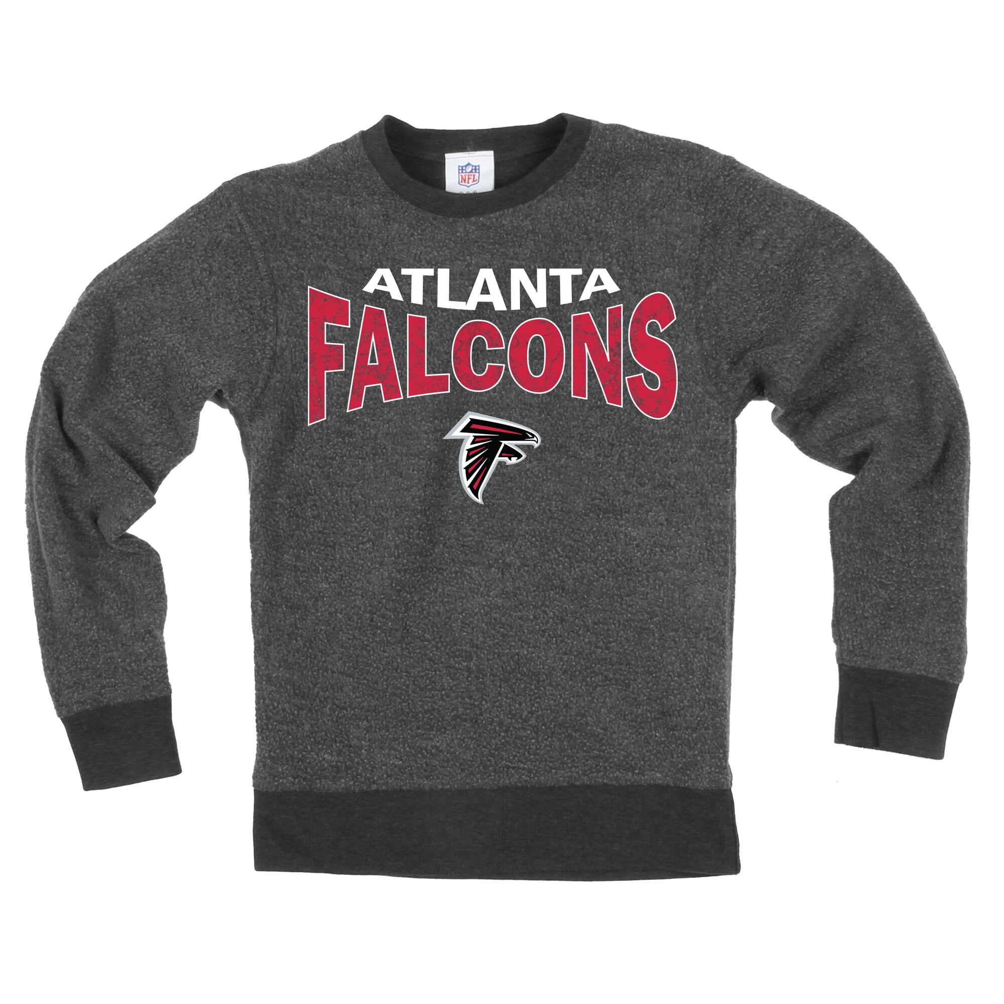 Youth Wes & Willy  Black Atlanta Falcons Reversible Fleece Sweatshirt