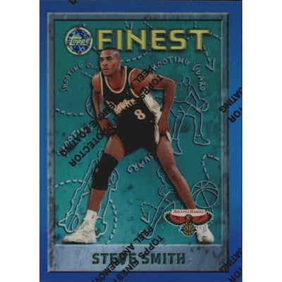 1995-96 Finest Refractors #16 Steve Smith