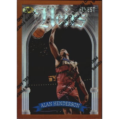 1996-97 Finest Refractors #169 Alan Henderson B