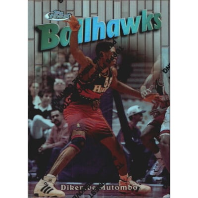 1997-98 Finest Refractors #123 Dikembe Mutombo S