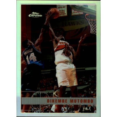 1997-98 Topps Chrome Refractors #63 Dikembe Mutombo