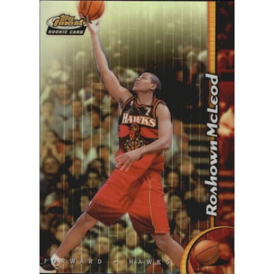 1998-99 Finest No Protectors Refractors #243 Roshown McLeod