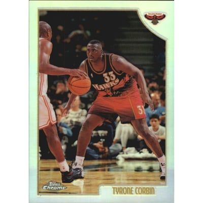 1998-99 Topps Chrome Refractors #214 Tyrone Corbin