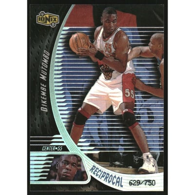 1998-99 UD Ionix Reciprocal #R8 Dikembe Mutombo