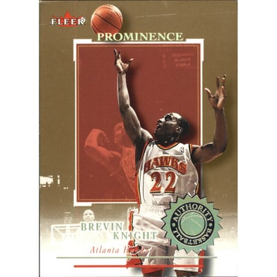2000-01 Fleer Authority Prominence 125/75 #61 Brevin Knight