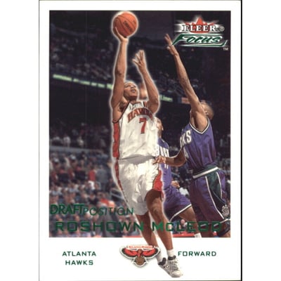 2000-01 Fleer Focus Draft Position #65 Roshown McLeod/100