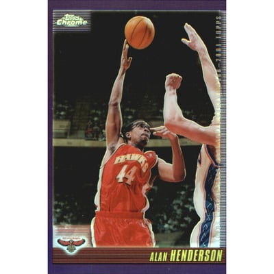 2000-01 Topps Chrome Refractors #45 Alan Henderson